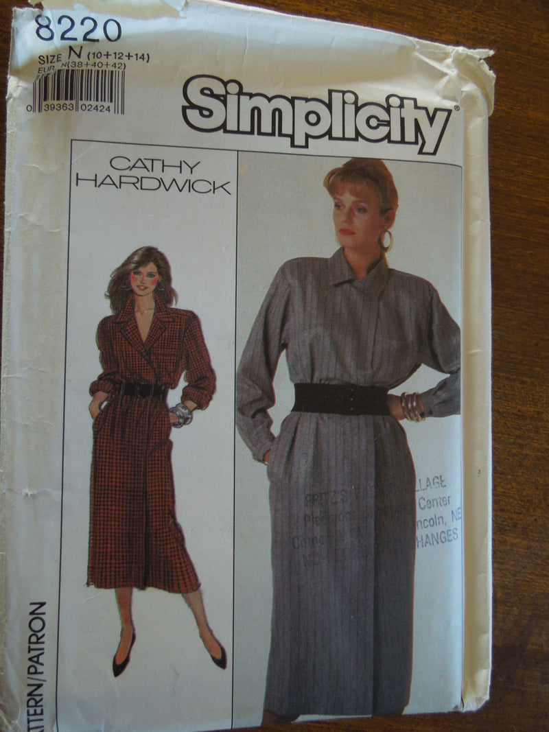 Simplicity 8220,  Misses Dresses, UNCUT sewing pattern,