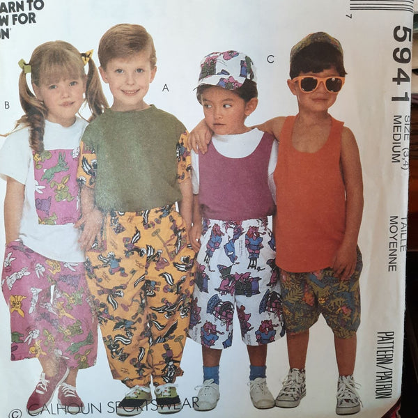 Patterns: Childrens, Pants, Shorts, Pajamas, Jumpsuits 