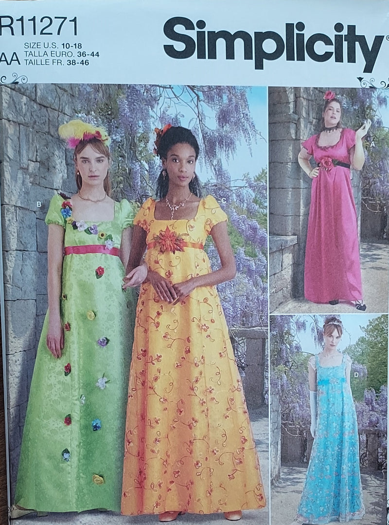 Simplicity r11271, Misses Dresses, Evening Wear, Costumes, Uncut Sewin –  Stylesewwear.boutique