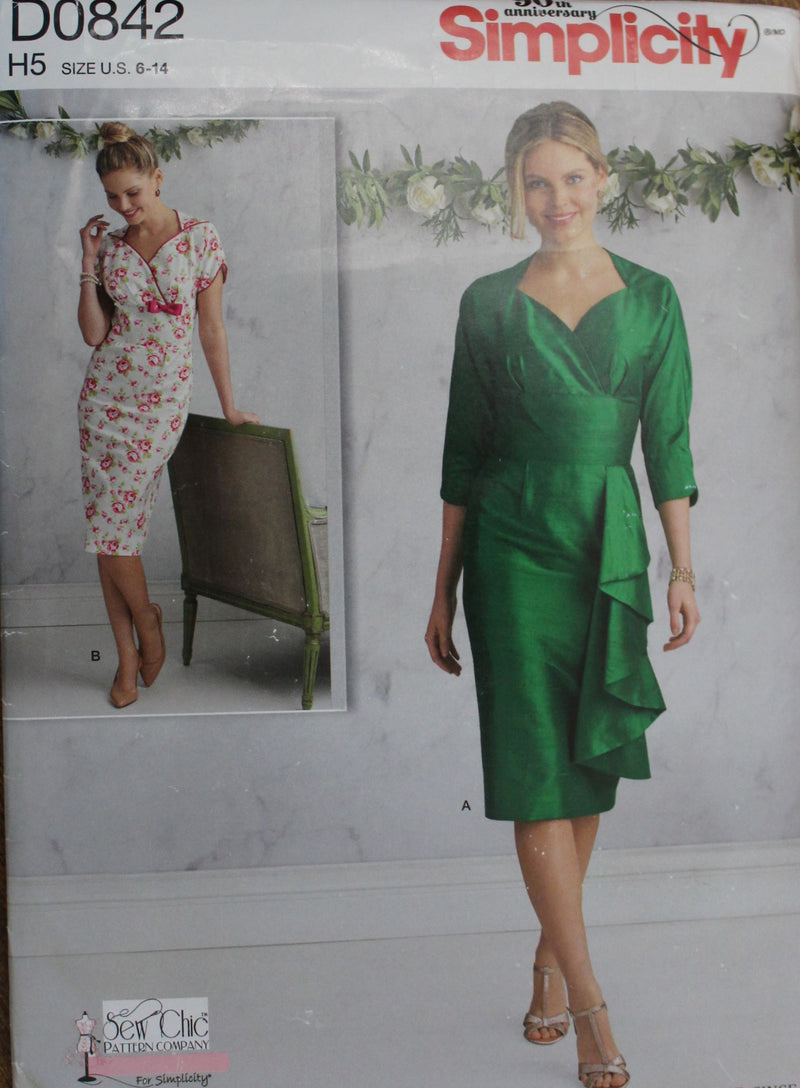 simplicity evening dress sewing patterns Simplicity D0842, Misses Dresses, Evening Wear, Uncut Sewing Pattern –  Stylesewwear.boutique