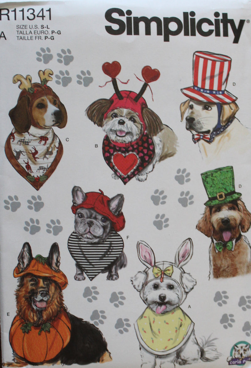 Simplicity R11341, Dog Costumes, Uncut Sewing Pattern
