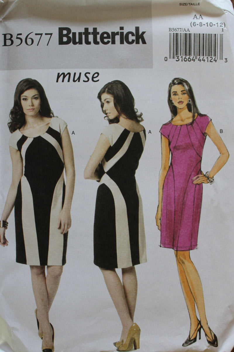 Butterick B5677, Misses Dresses, Uncut Sewing Pattern