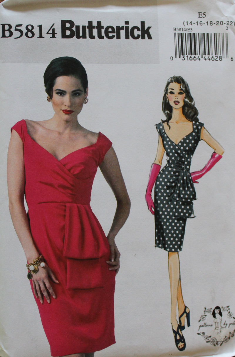 Butterick B5814, Misses Dresses, Evening Wear, Uncut Sewing Pattern Stylesewwear.boutique Butterick B5814, Misses Dresses, Evening Wear, Uncut Sewing Pattern Stylesewwear.boutique