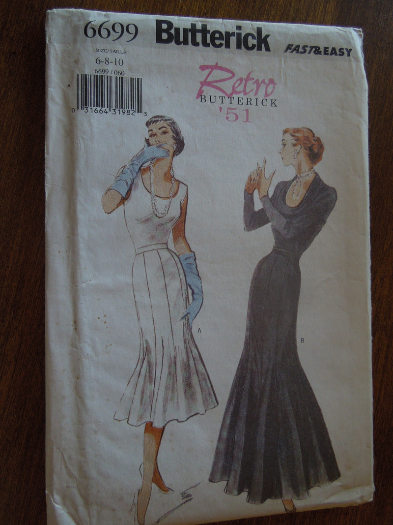 Butterick 6699, Retro 51, Misses, Skirts, Petite, UNCUT sewing pattern