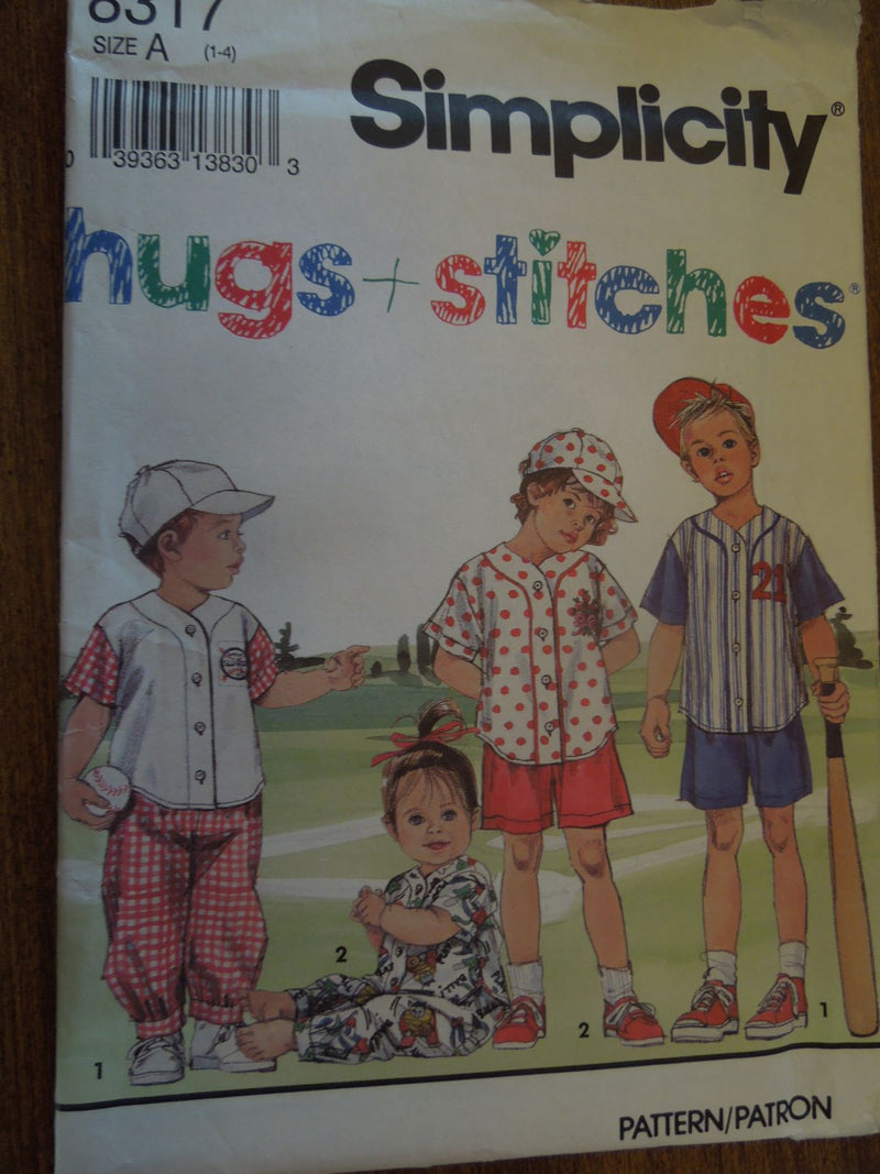 Simplicity 8317, Childrens Separates, Uncut Sewing Pattern,