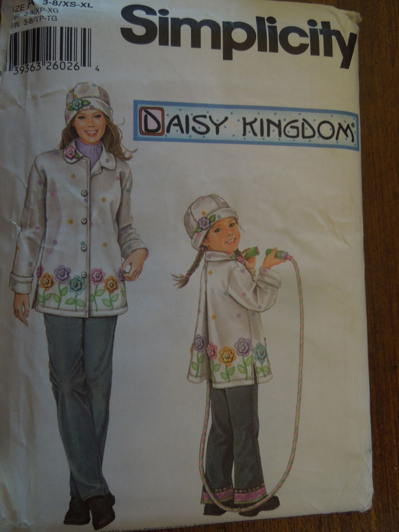 Daisy Kingdom, Simplicity 5946, Misses, Girls, Coats, Hats, Uncut Pattern