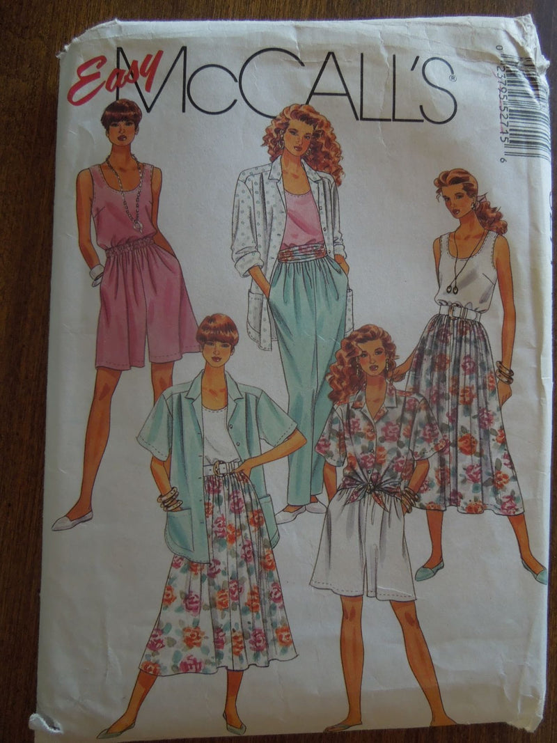 McCalls 5271, Misses, Separates, Uncut Sewing Pattern, sizes XL