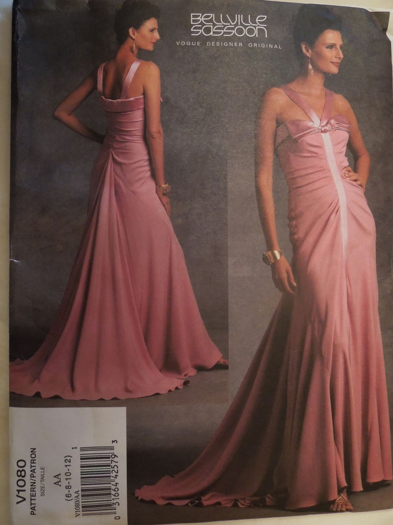 Vogue V1080,Misses, Formal, Evening Wear,  Uncut Sewing Pattern