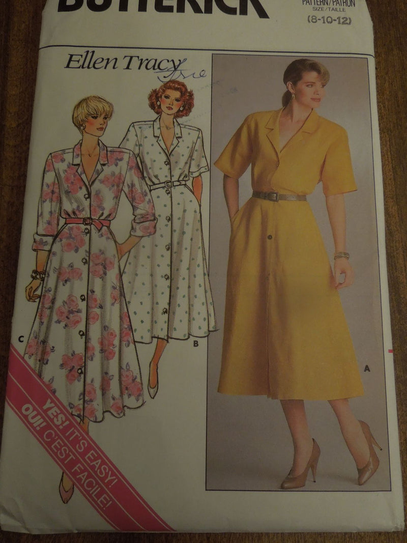 Butterick 3723, Misses, Dresses, Two Lengths, Uncut Sewing Pattern