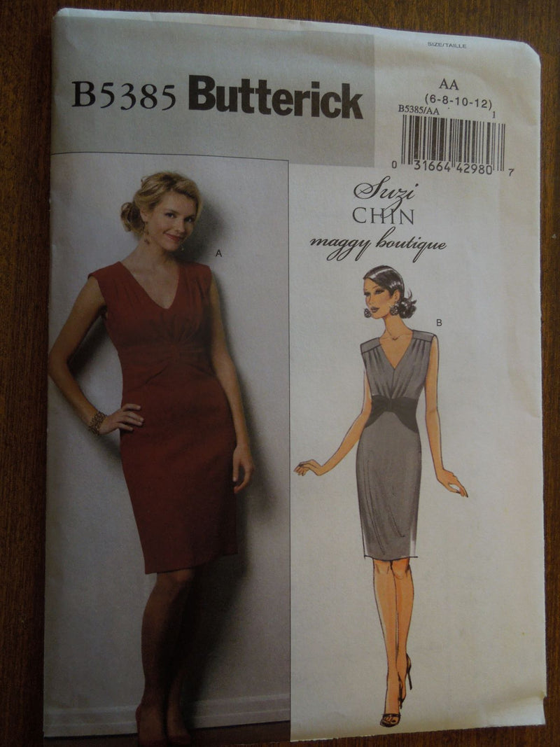 Butterick B5385, Misses Dresses, Evening Wear, Uncut Sewing Pattern