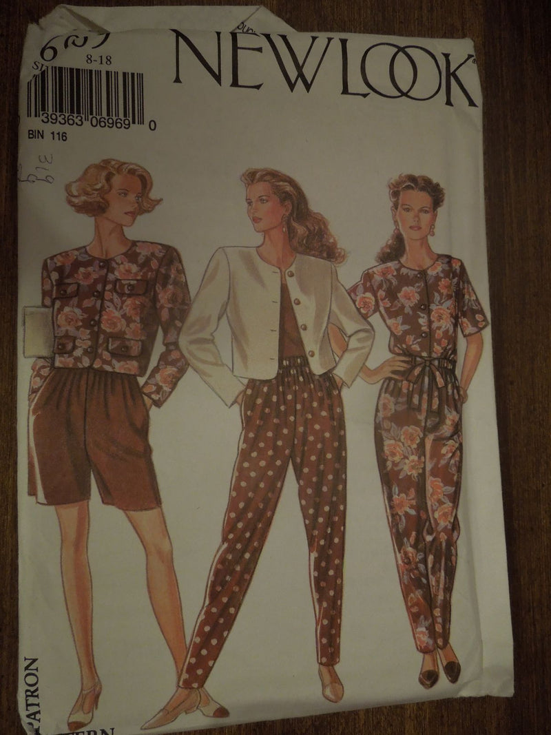 New Look 6969, Misses, Separates, Uncut Sewing Pattern