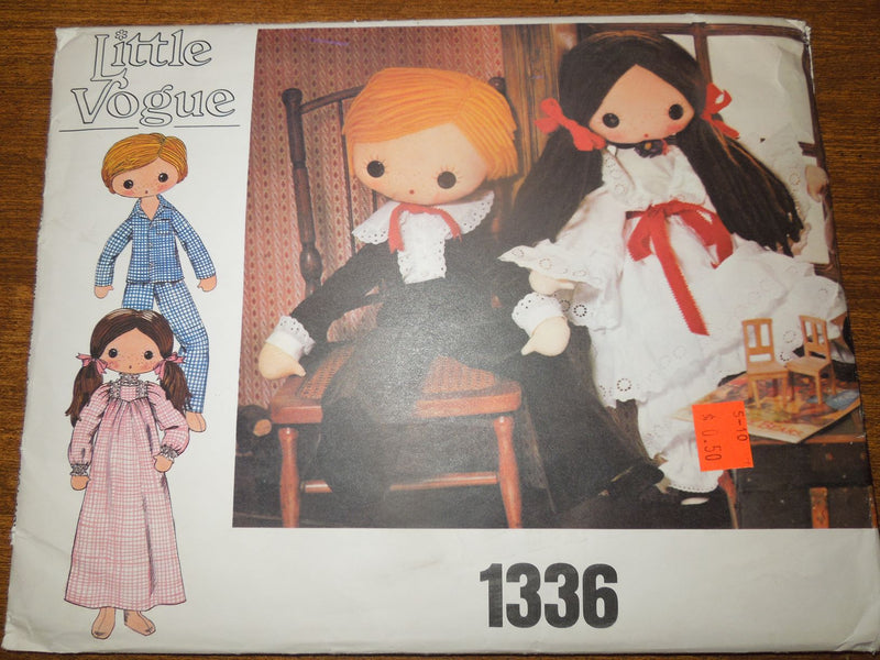 Little Vogue 1336, Crafts, Dolls and Doll Clothing, 32" tall, Uncut Sewing Pattern