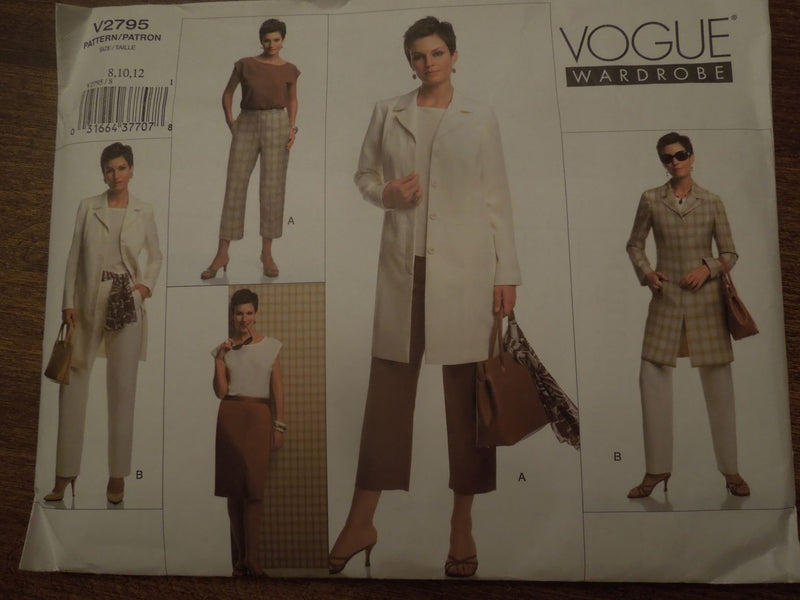 Vogue V2795, Misses Separates, Uncut Sewing Pattern, sz varies