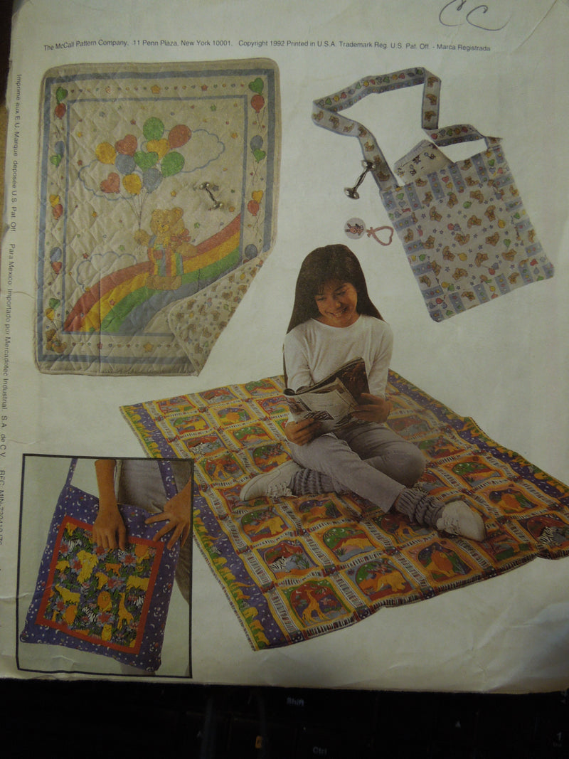 McCalls 5908, Quilt in a Pillow,  Sewing Pattern, Sale