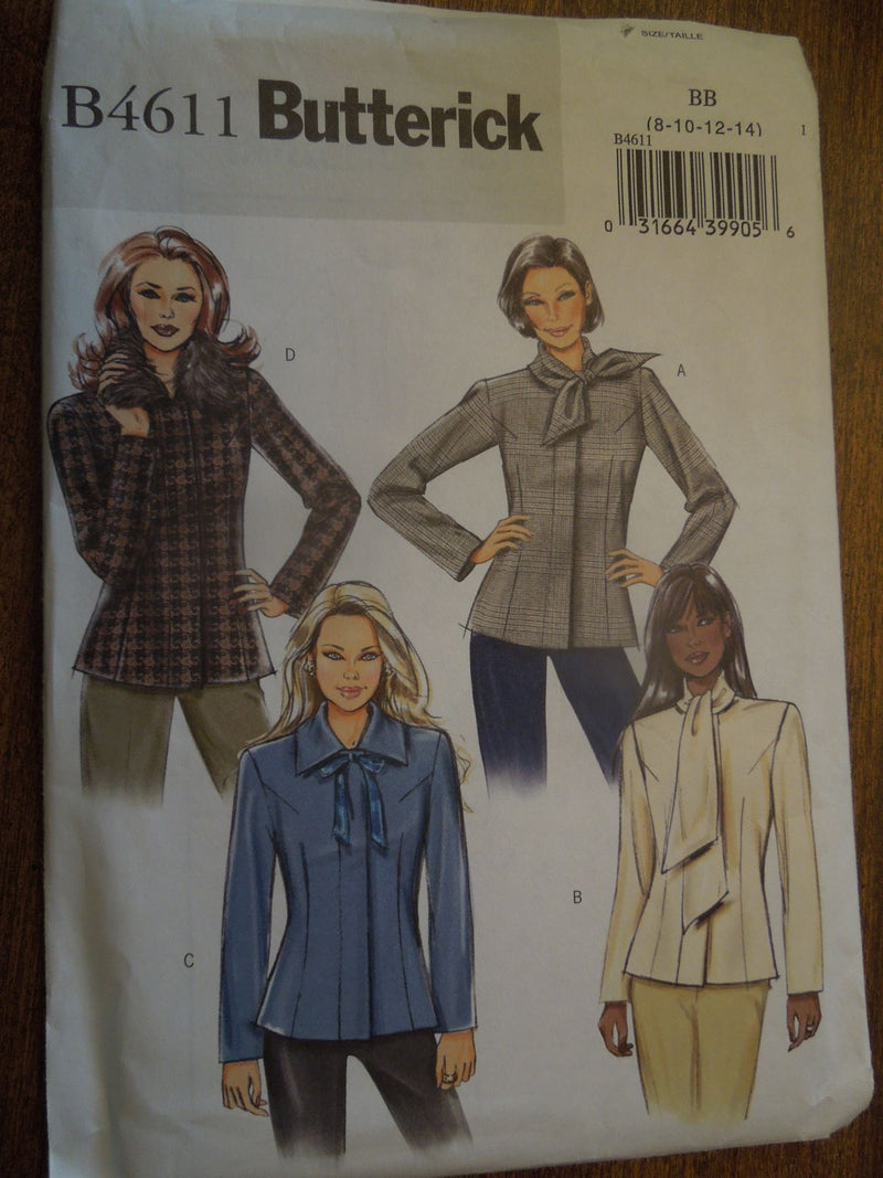 Butterick B4611, Misses, Jackets, Petite, Uncut Sewing Pattern