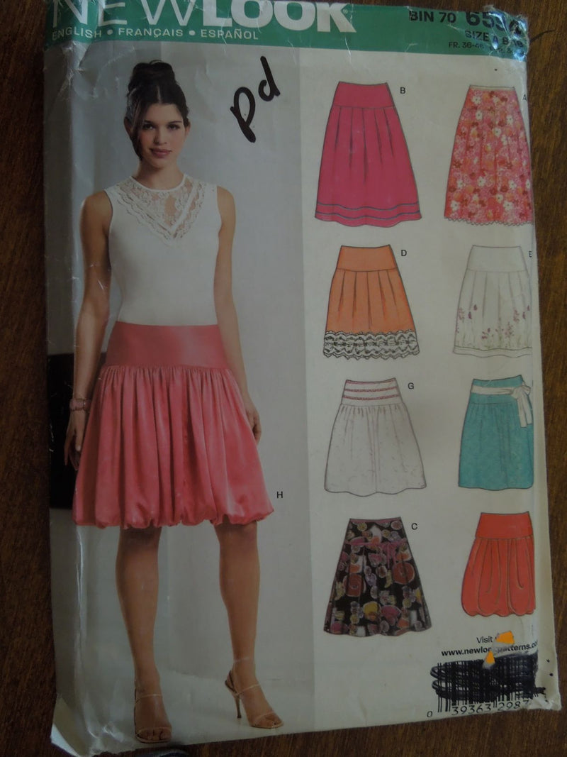 New Look 6594, Misses, Skirts, Uncut Sewing Pattern