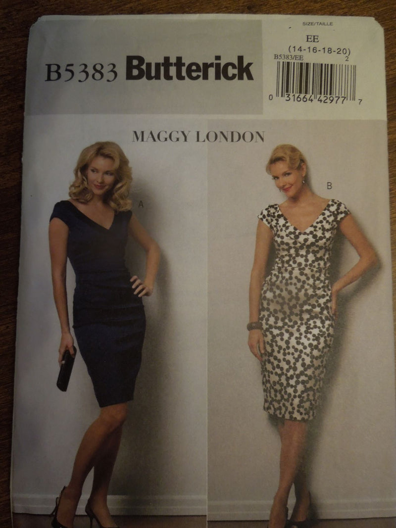 Butterick B5383, Misses, Dresses, Evening Wear, Uncut Sewing Pattern Stylesewwear.boutique Butterick B5383, Misses, Dresses, Evening Wear, Uncut Sewing Pattern Stylesewwear.boutique