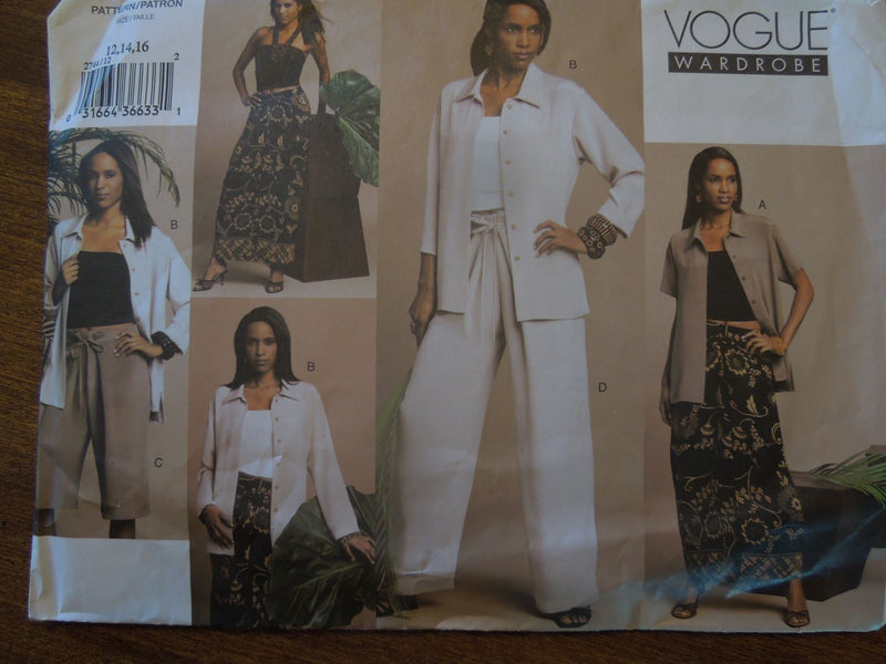 Vogue 2744, Misses Separates, Uncut Sewing Pattern