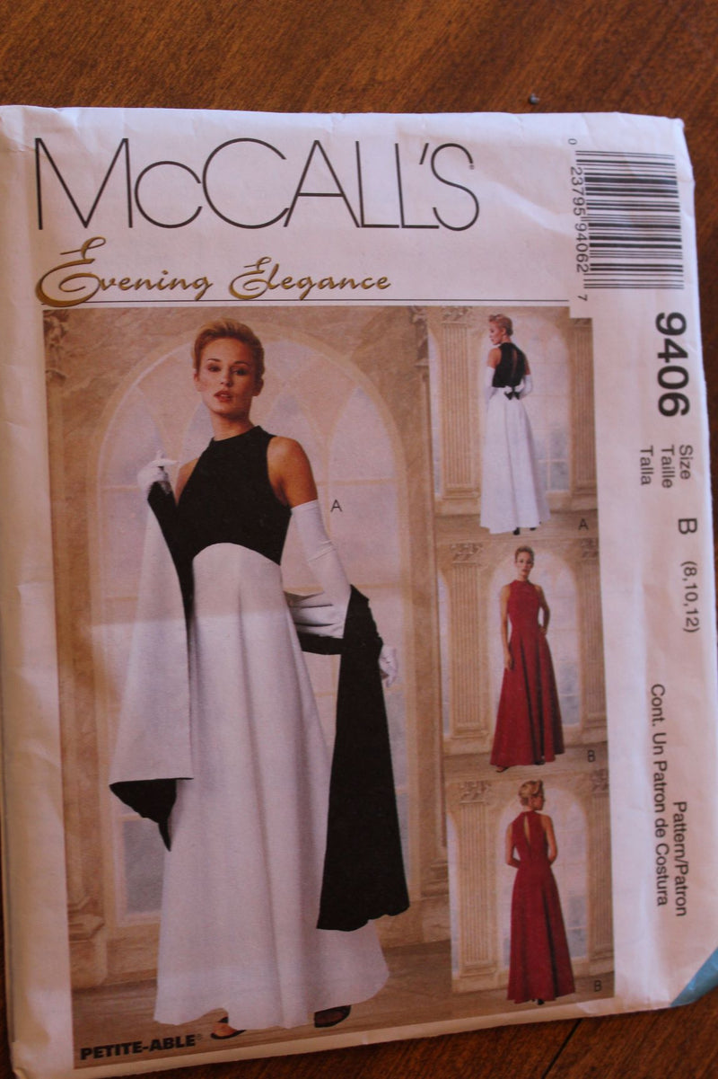 McCalls 9406, Misses Formals, Evening Wear, Uncut Sewing Pattern Stylesewwear.boutique McCalls 9406, Misses Formals, Evening Wear, Uncut Sewing Pattern Stylesewwear.boutique