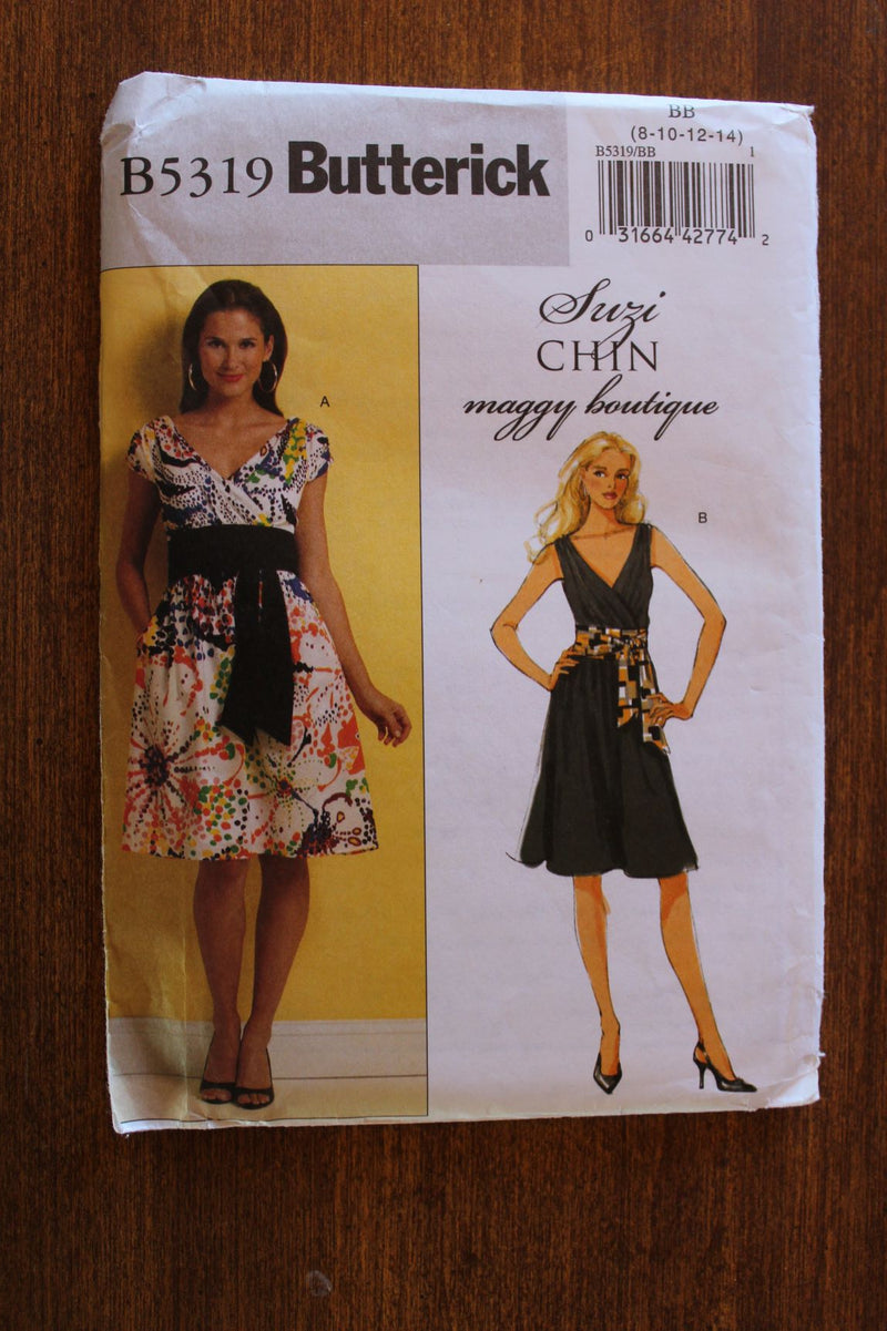 Butterick B5319, Misses Dresses, Evening Wear, Uncut Sewing Pattern