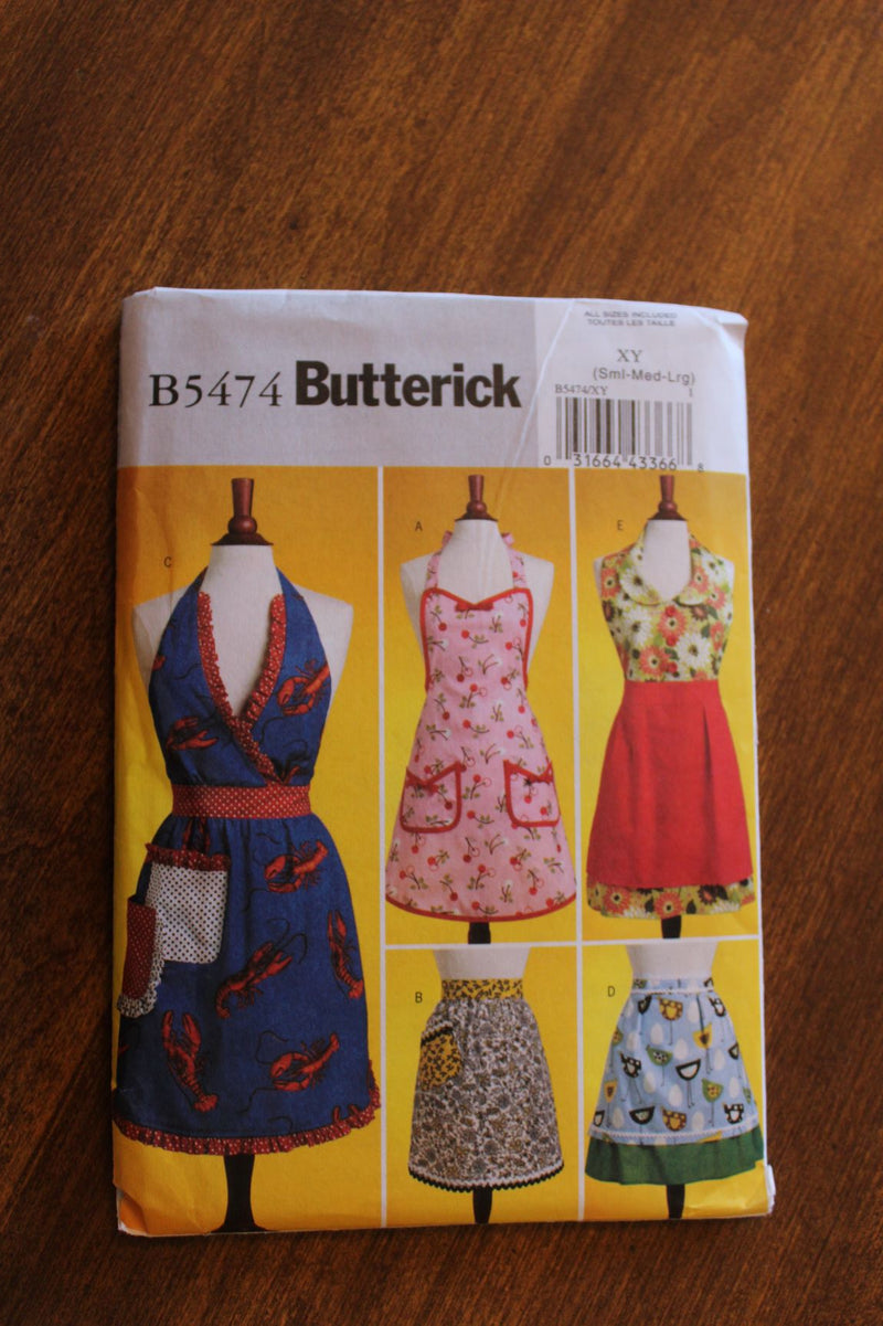 Butterick B5474, Aprons, Uncut Sewing Pattern