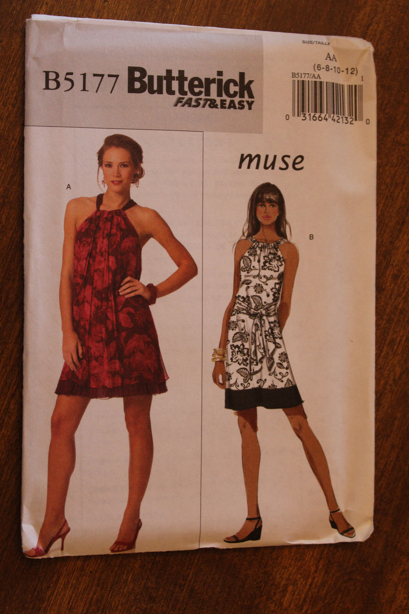 Butterick B5177, Misses Dresses, Uncut Sewing Pattern