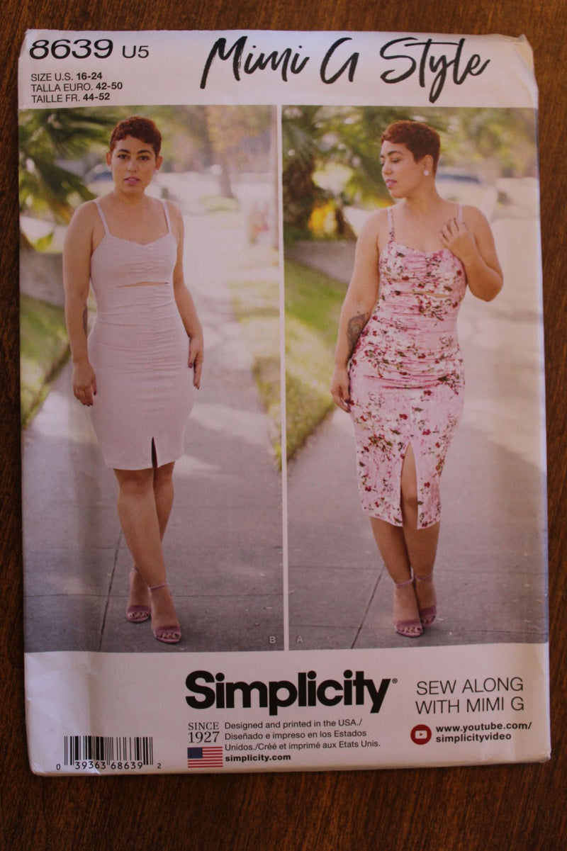 Simplicity 8639, Womens Dresses, Mimi G, Uncut Sewing Pattern