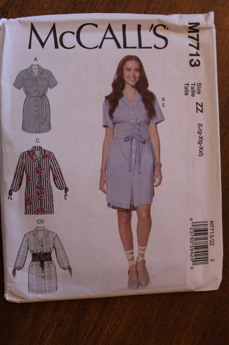 McCalls M7731, Misses Dresses, Uncut Sewing Pattern