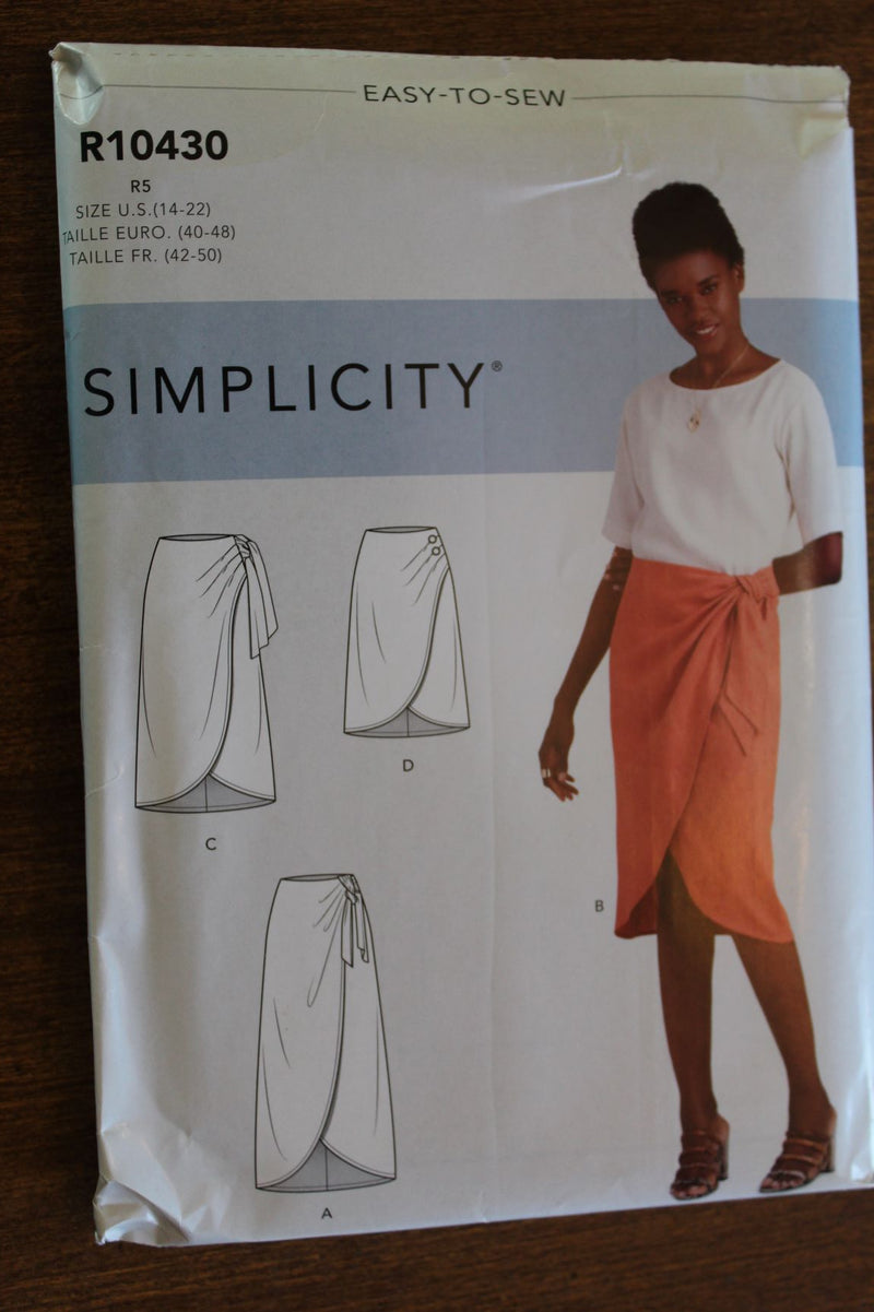 Simplicity R10430, Misses Skirts, Uncut Sewing Pattern