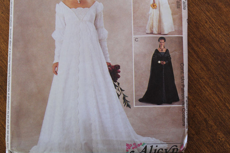 McCalls 3053, Misses Bridal Gowns, Renaissance, Uncut Sewing Pattern
