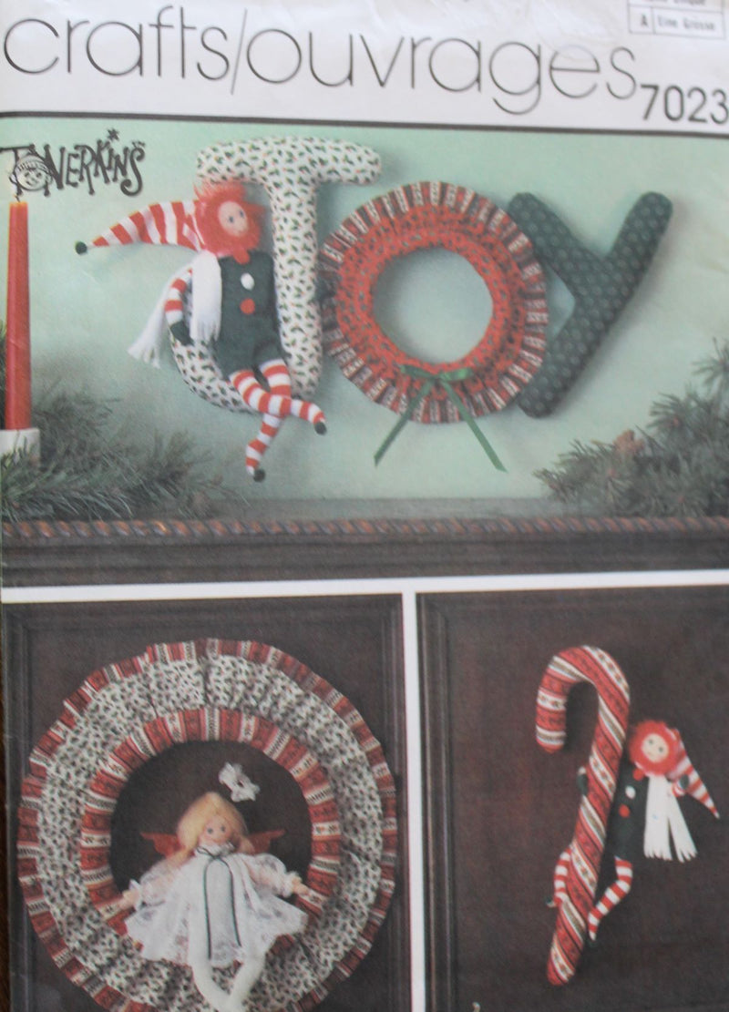 Simplicity 7023, Crafts, Christmas, Uncut Sewing Pattern