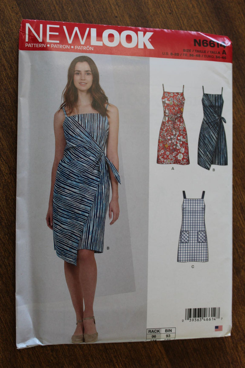 Newlook N6614, Misses Dresses, Uncut Sewing Pattern