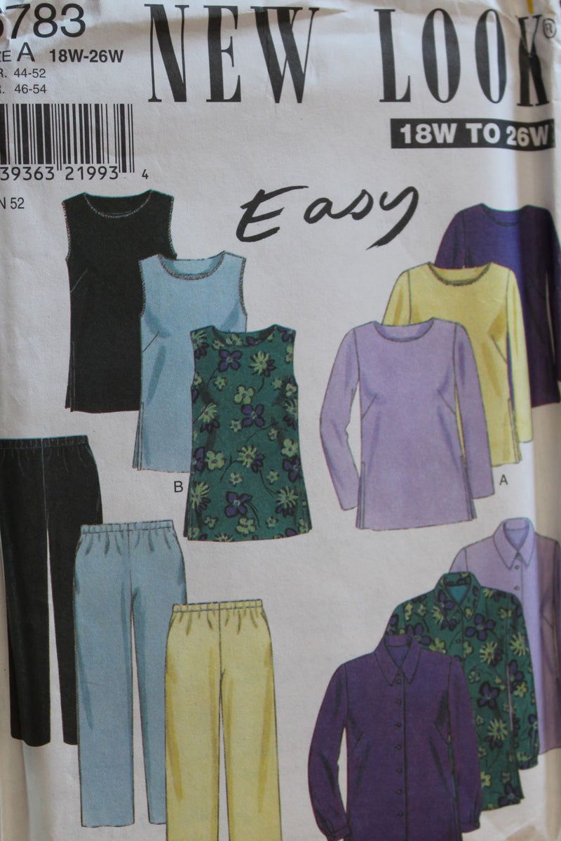 New Look 6783, Misses Dresses, Uncut Sewing Pattern