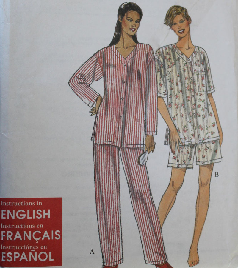 Simplicity 8487, Misses Sleepwear, Uncut Sewing Pattern