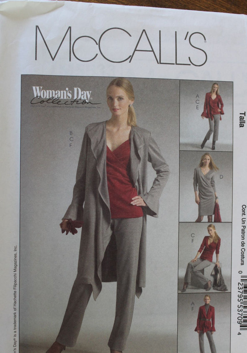 McCalls M5533, Misses Separates, Uncut Sewing Pattern