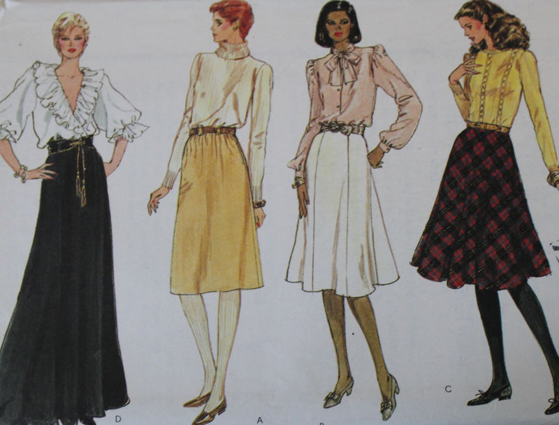 Vogue 8158, Misses Skirts, Uncut Sewing Pattern