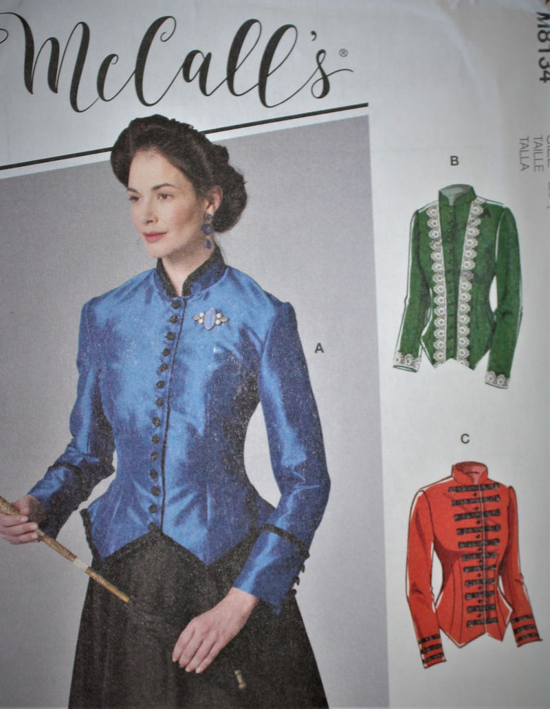 McCalls M8134, Misses Tops, Uncut Sewing Pattern