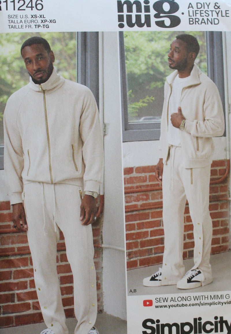 Simplicity R11246, Mens Jacket and Pants, Uncut Sewing Pattern