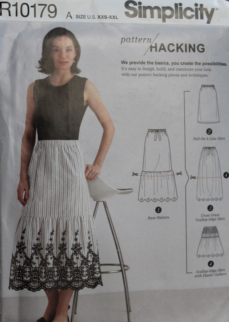 Simplicity R10179, Misses Skirts, Uncut Sewing Pattern