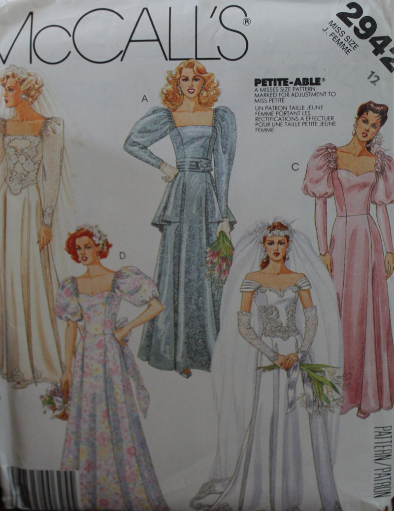 Formal Dress Patterns McCall s