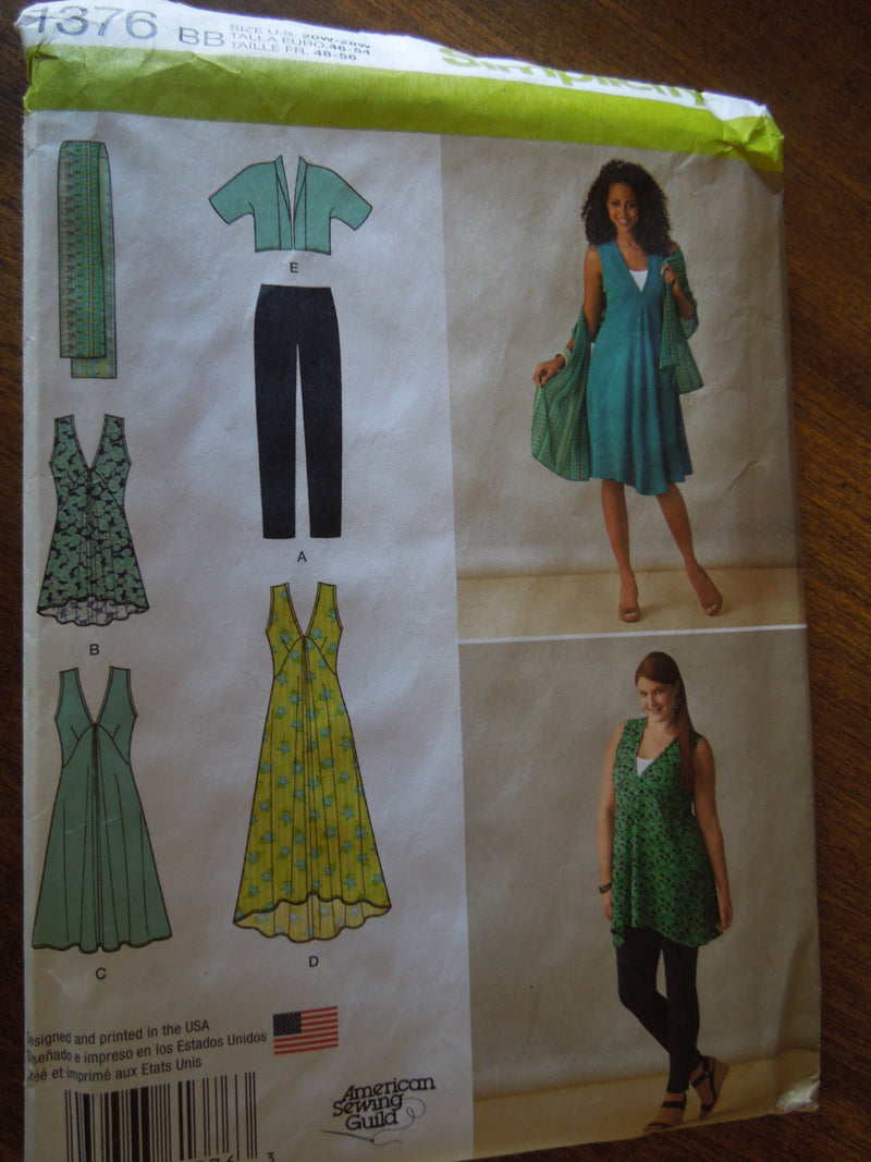 Simplicity 1376,  Womens, Separates, UNCUT sewing pattern,