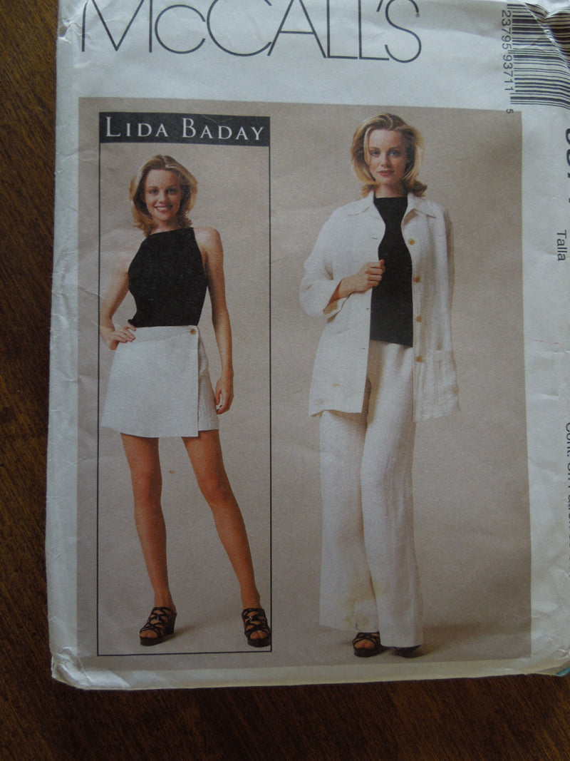 McCalls 9371, Misses Separates, Knit Tops,  UNCUT sewing pattern,