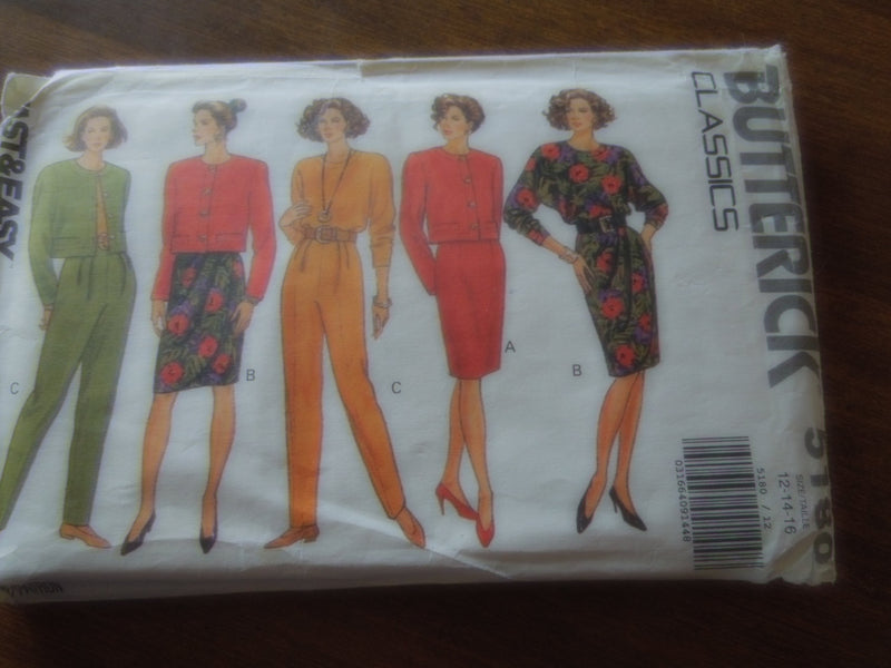Butterick 5180, Misses, Separates, Petite, UNCUT sewing pattern, sz varies