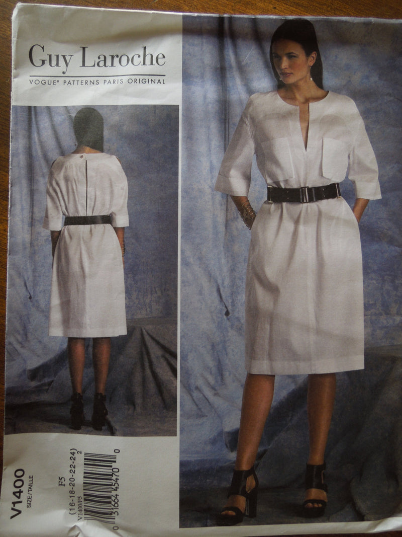 Vogue V1400, sizes varies, misses, UNCUT sewing pattern,  dress