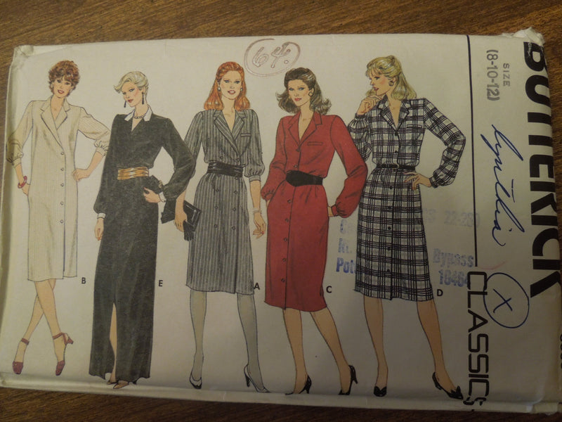 Butterick 6006, Misses, Dresses, Sizes 8-12, UNCUT sewing pattern,