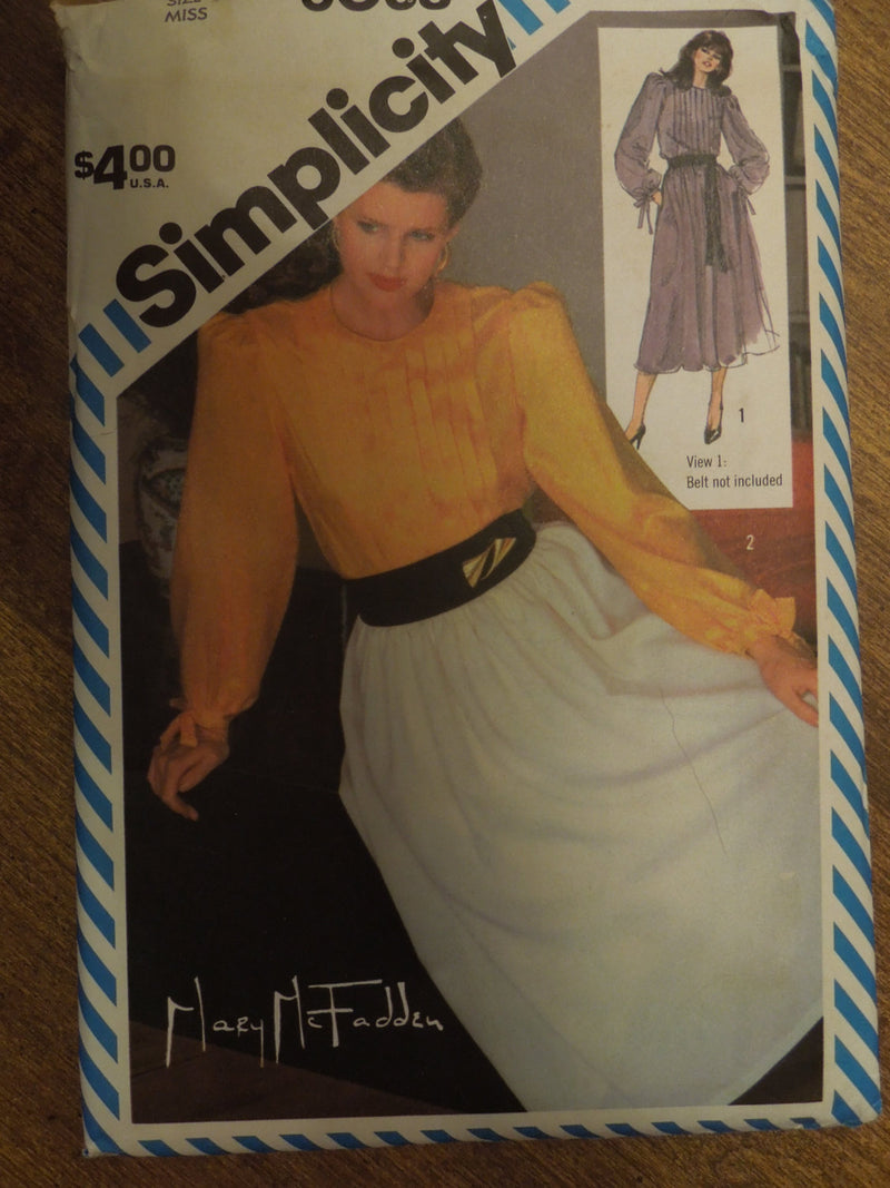 Simplicity 6038,  Misses, Dresses, Tops,Skirts, UNCUT sewing pattern,