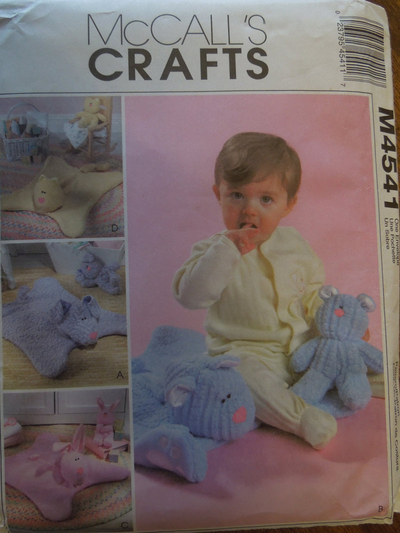 McCalls M4541, Infants, Crafts, UNCUT sewing pattern,