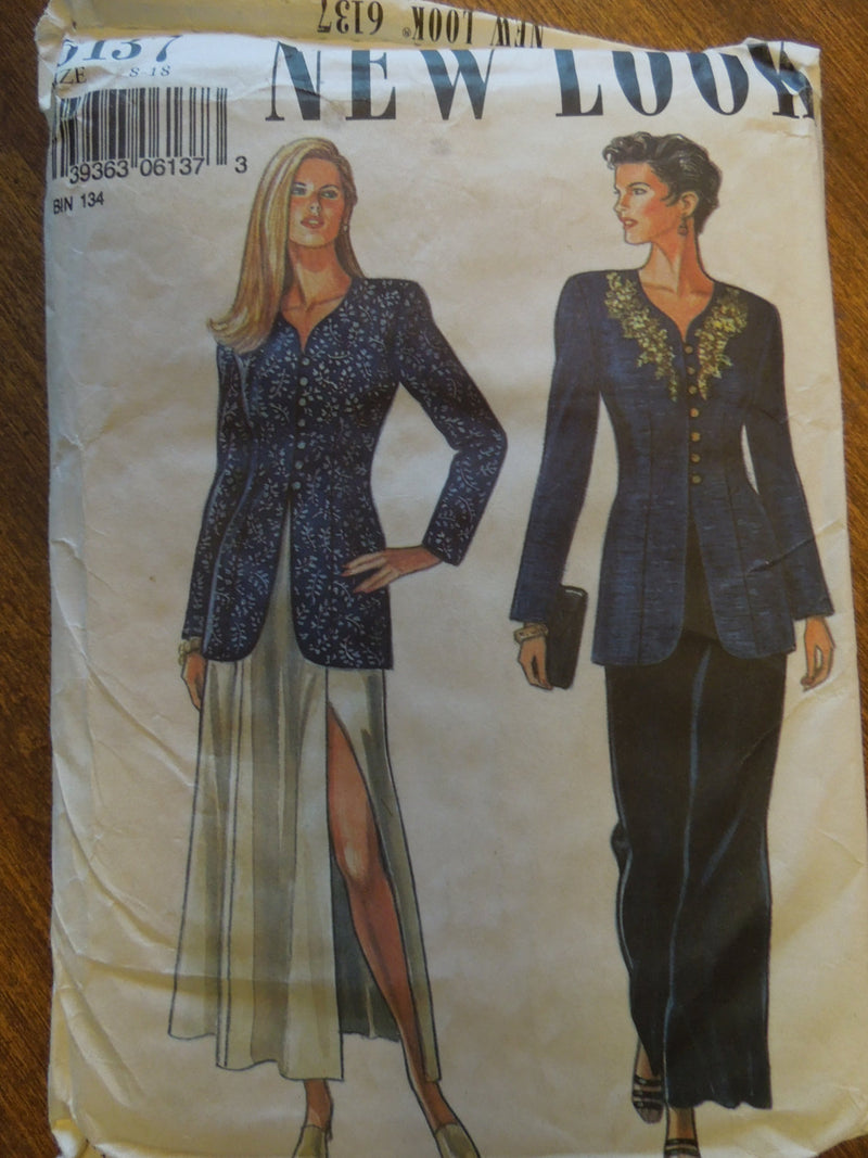 New Look 6137,  Misses, Evening Wear, Separates, UNCUT sewing pattern,