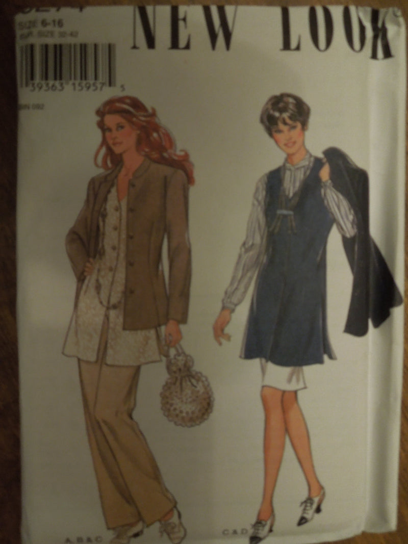 New Look 6274,  Misses, Separates, UNCUT sewing pattern,