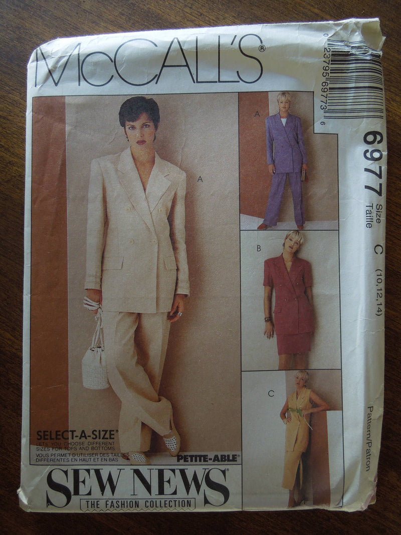 McCalls 6977, Misses Separates, Skirts, UNCUT sewing pattern, Sale